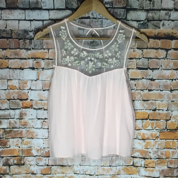 Hollister Tops - Hollister Sheer Floral Top